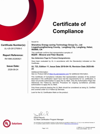 UL Certificate